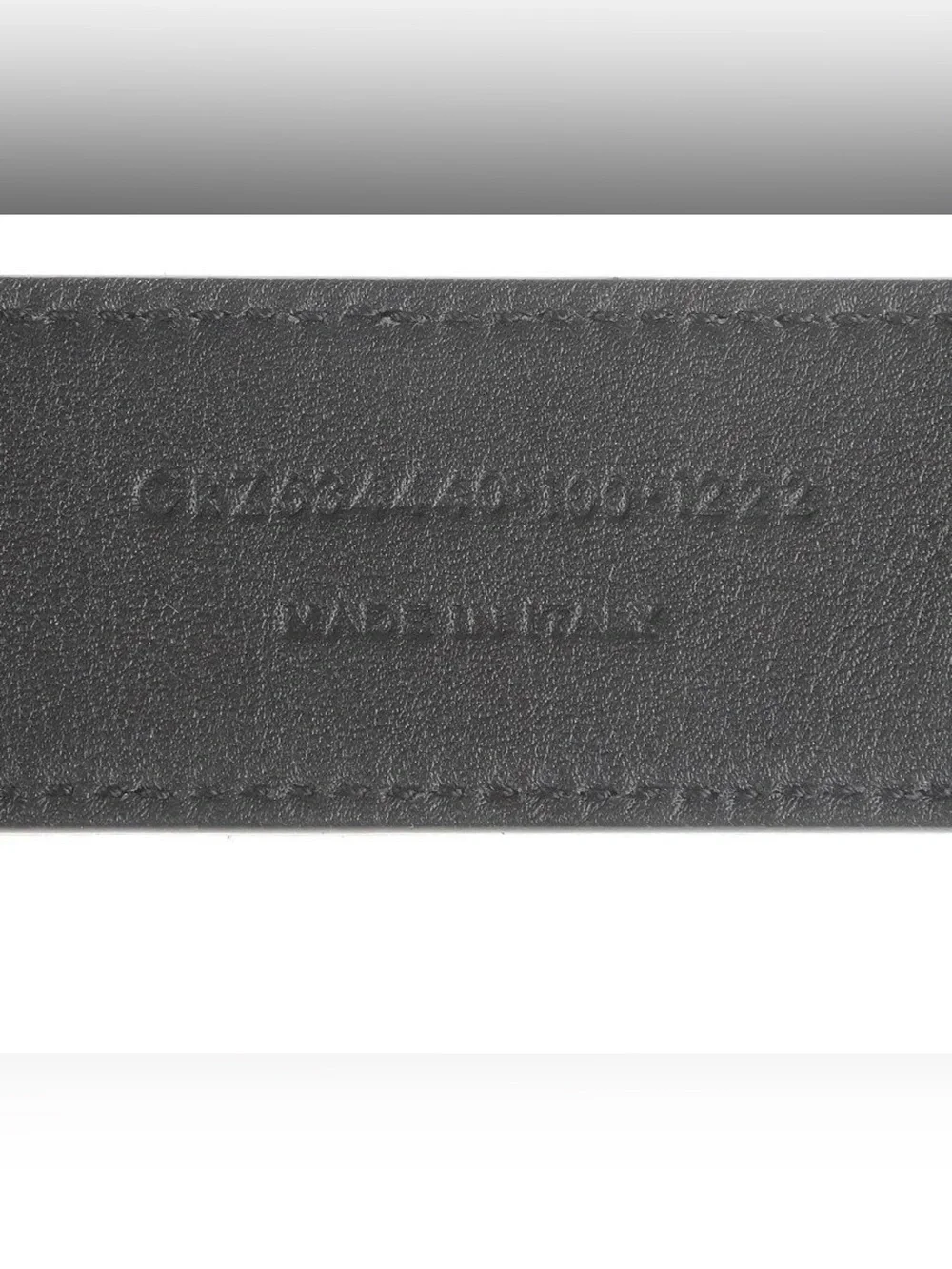 NEW YSL SAINT LAURENT LOGO CASSANDRE EMBOSSED SUEDE LEATHER BELT 100/40